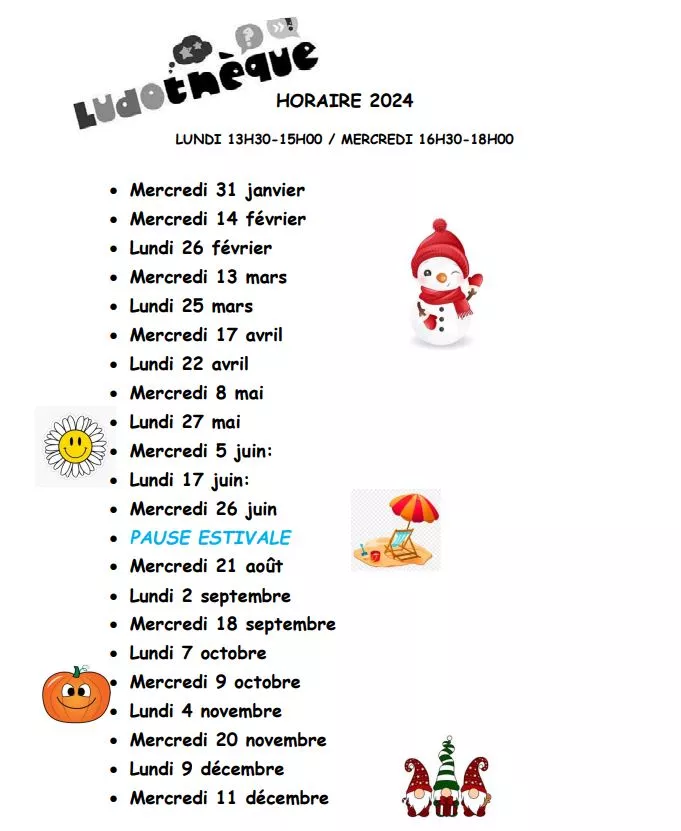 Ludothèque 2024